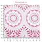 Hoja de cristal con estampado (24x40) P234HC