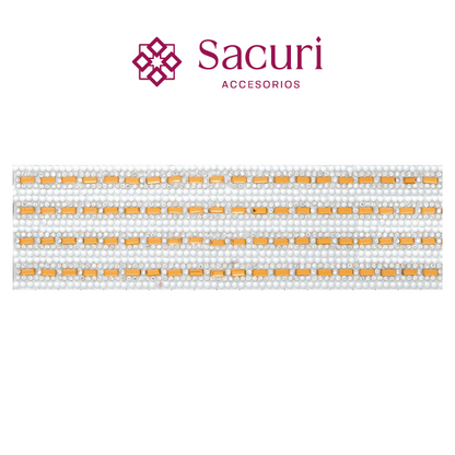Hoja de cristal rectangular 3x7 golden+cristal con ceramica (24x40) P248HC