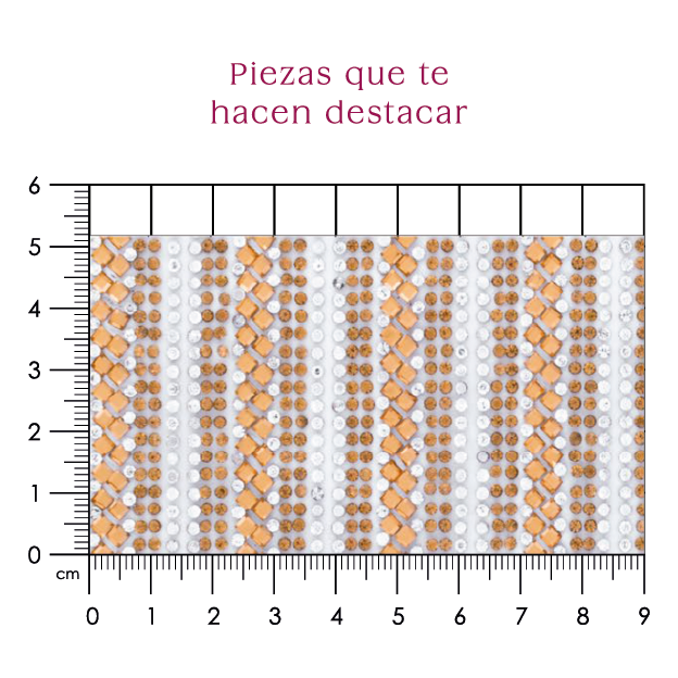 Hoja de cristal cuadro 3 mm golden (24x40) P250HC