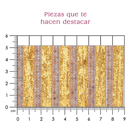 Hoja de cristal listón 10 mm (24x40) P252HC