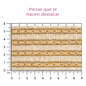 Hoja de cristal rectangulo 3x7 golden con ceramica (24x40) P258HC