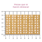 Hoja de cristal golden con ceramica 4 mm (24x40) P259HC