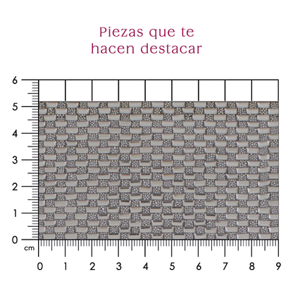Hoja de cristal rectangulo 2x4 mm (24x40) P260HC