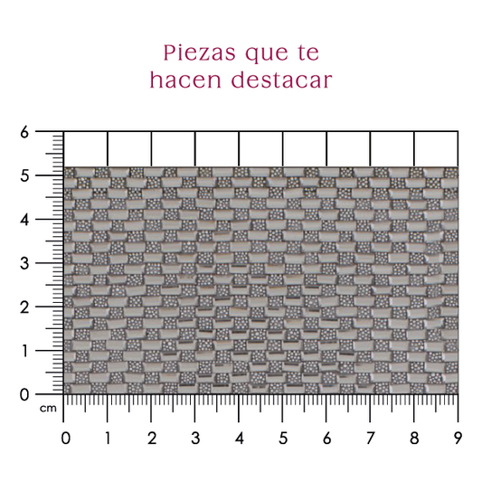 Hoja de cristal rectangulo 2x4 mm (24x40) P260HC