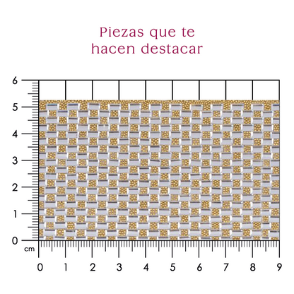 Hoja de cristal rectangulo 2x4 mm (24x40) P260HC