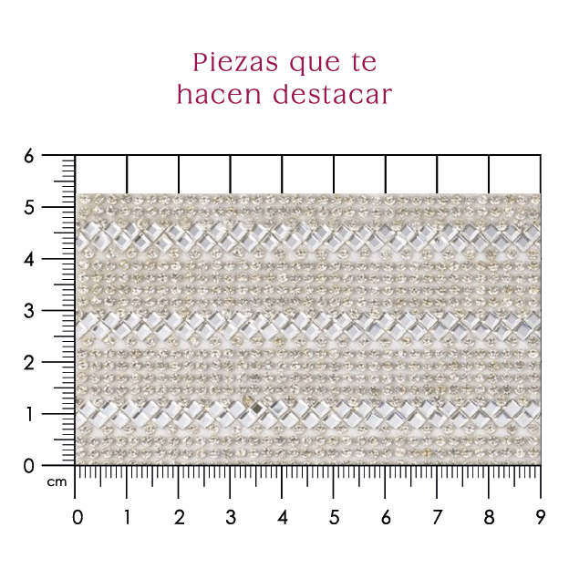 Hoja de cristal cuadro 2.5 mm (24x40) P261HC
