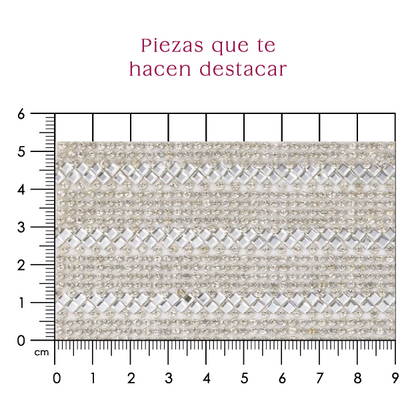Hoja de cristal cuadro 2.5 mm (24x40) P261HC