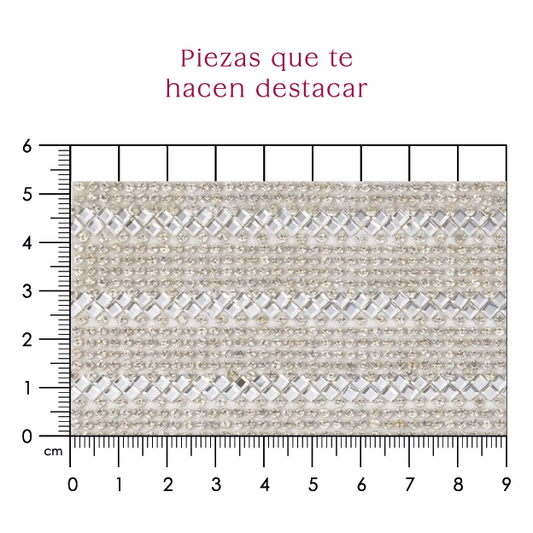 Hoja de cristal cuadro 2.5 mm (24x40) P261HC