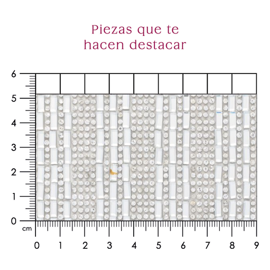 Hoja de cristal rectangulo 3x7 (24x40) P267HC