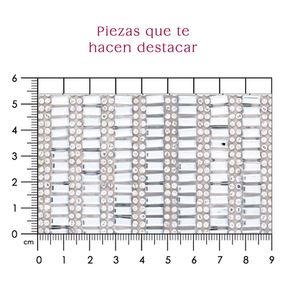 Hoja de cristal rectangulo 3x7 (24x40) P268HC