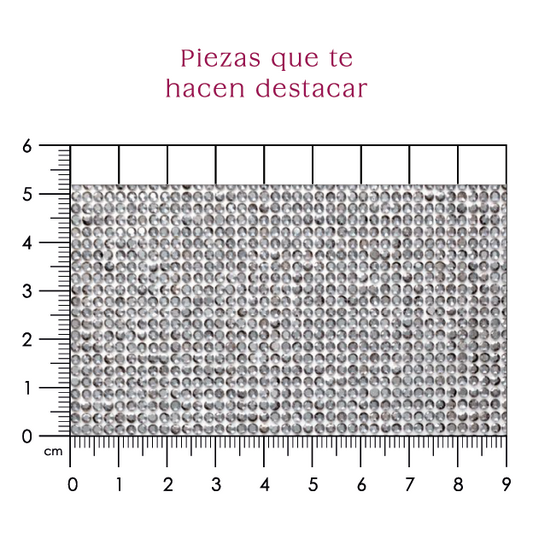 Hoja de cristal 2 mm hematite (24x40) P269HC