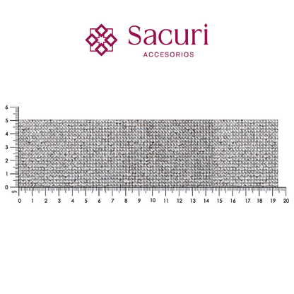Hoja de cristal 2 mm hematite (24x40) P269HC