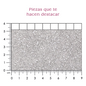 Hoja de cristal caviar c/cadena plata (24x40) P275HC