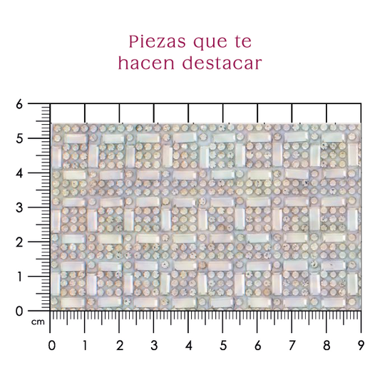 Hoja de cristal rectangulo 3x7 (24x40) P279HC