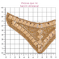 Chinela cristal 90x145 golden (Par) P283HC