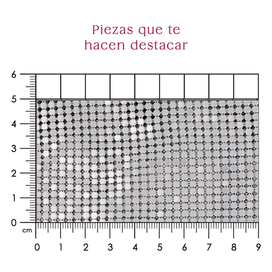 Malla aluminio 3 mm plata (45x150) P294HC