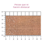 Malla aluminio 3 mm oro rosa (45x150) P296HC