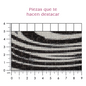 Hoja de cristal 2 mm estampado zebra (24x40) P301HC