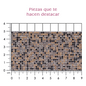 Hoja de cristal 2 mm multicolor golden+grises (24x40) P307HC