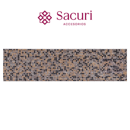 Hoja de cristal 2 mm multicolor golden+grises (24x40) P307HC