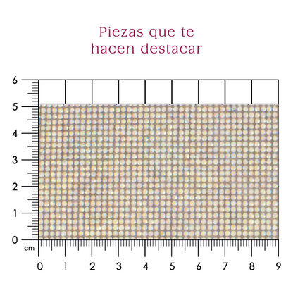 Hoja de cristal 2 mm AB con pegamento (24x40) P313HC