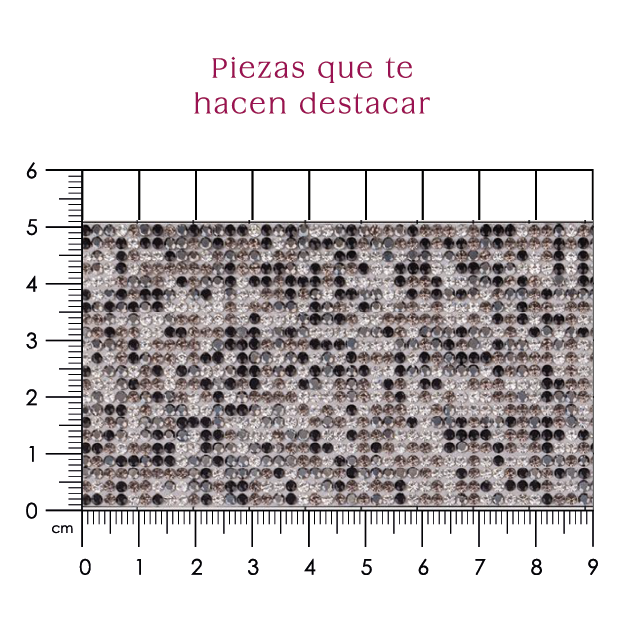 Hoja de cristal 2 mm multicolor grises (24x40) P319HC