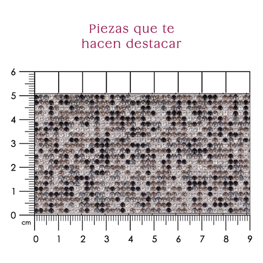 Hoja de cristal 2 mm multicolor grises (24x40) P319HC