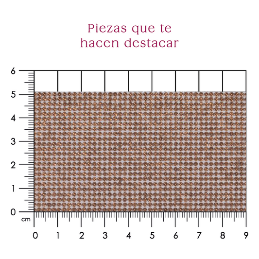 Hoja de cristal 2 mm golden "B" (24x40) P322HC