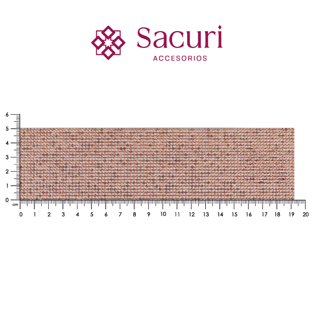 Hoja de cristal 2 mm light peach "B" (24x40) P323HC