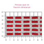 Hoja de cristal rectangulo 5x15 LT. SIAM+cristal (24x40) P329HC