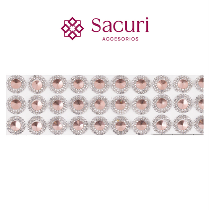 Suaje cristal redondo cristal+LT peach 18 mm (24x40) P336HC