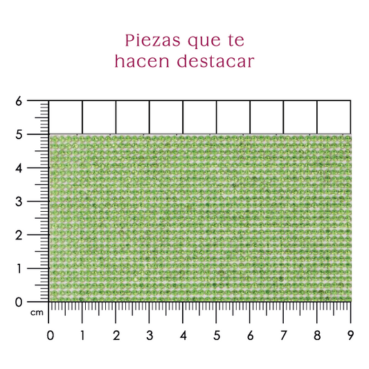 Hoja de cristal 2 mm (24x40) verde P351HC