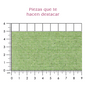Hoja de cristal 2 mm (24x40) verde P351HC