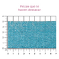 Hoja de cristal 2 mm azul aqua (24x40) P358HC