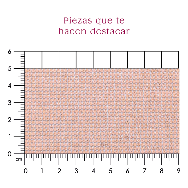 Hoja de cristal 2mm Light Peach P35HC