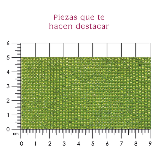 Hoja de cristal 2 mm PERIDOT  (24x40) P361HC