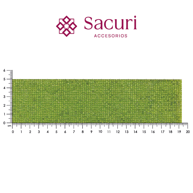 Hoja de cristal 2 mm PERIDOT  (24x40) P361HC