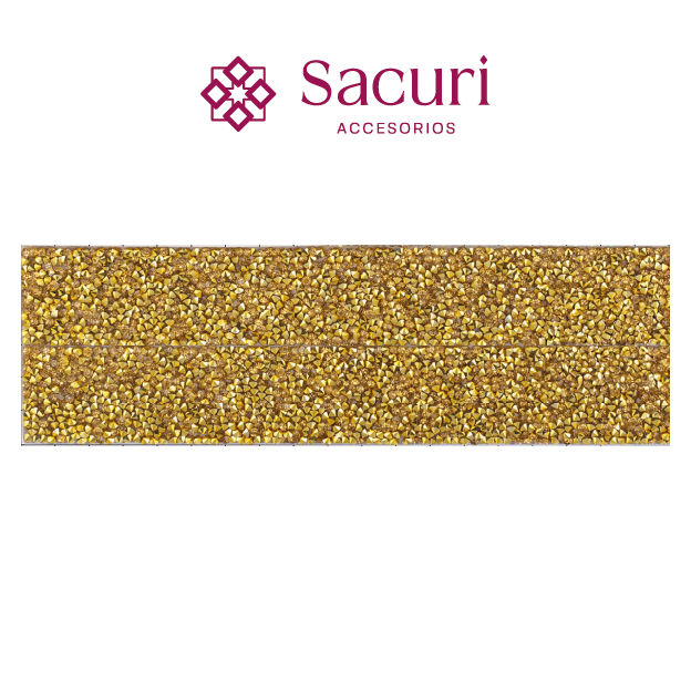 Hoja acrílico 30 mm dorado (24x40) P368HC