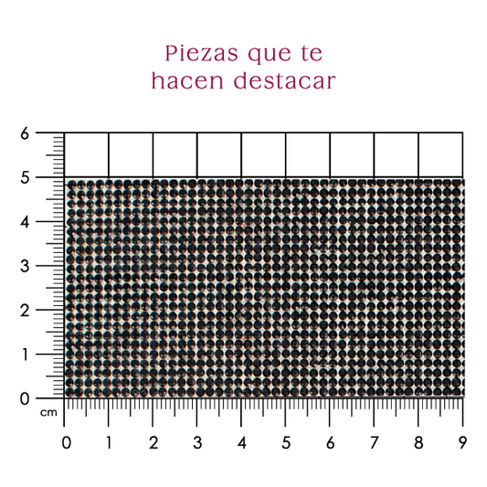 Hoja cristal 2mm negro P36HC