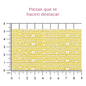 Hoja de perlas amarillo 6 mm, 4 mm Y caviar 2 mm (24x40) P380HC