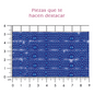 Hoja de perlas azul rey 6 mm, 4 mm Y caviar 2 mm (24x40) P381HC