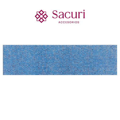 Hoja de cristal 2 mm azul zafiro (24x40) P385HC