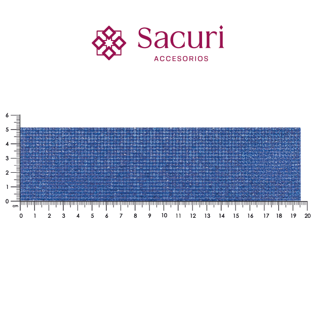 Hoja de cristal 2 mm azul rey (24x40) P387HC
