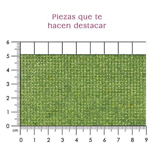 Hoja de cristal 2 mm verde (24x40) P388HC