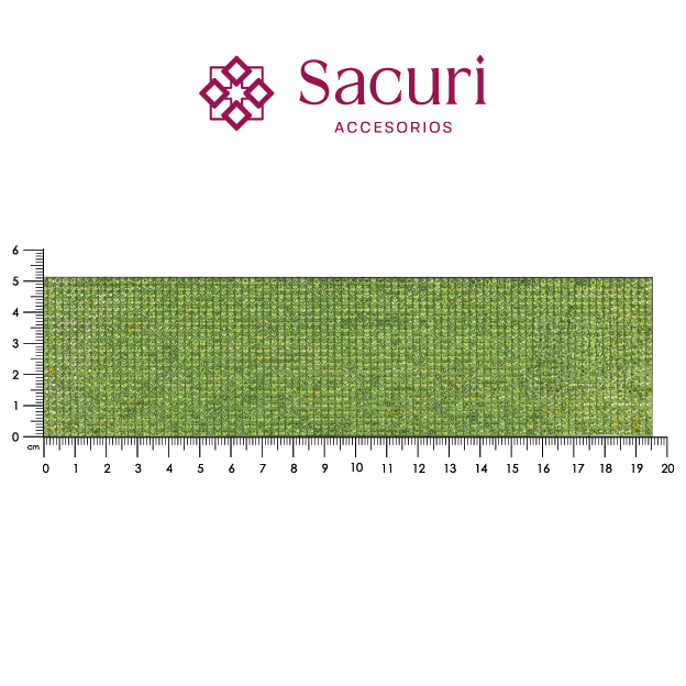 Hoja de cristal 2 mm verde (24x40) P388HC