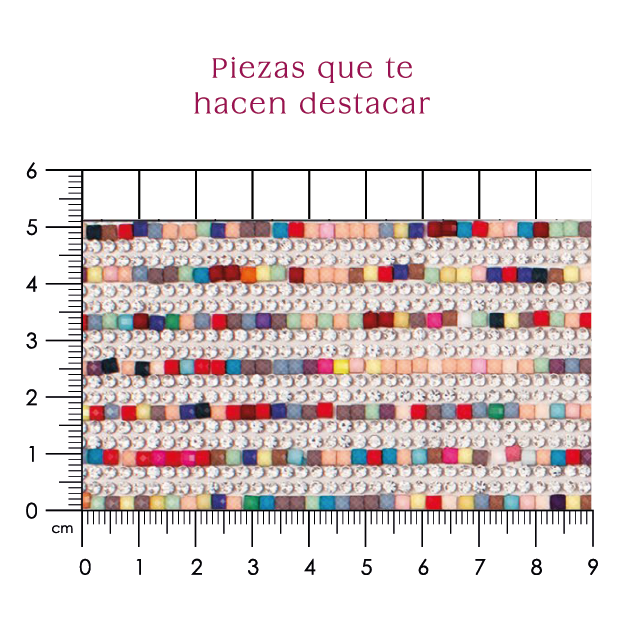 Hoja de cristal multicolor+cristal (24x40) P394HC