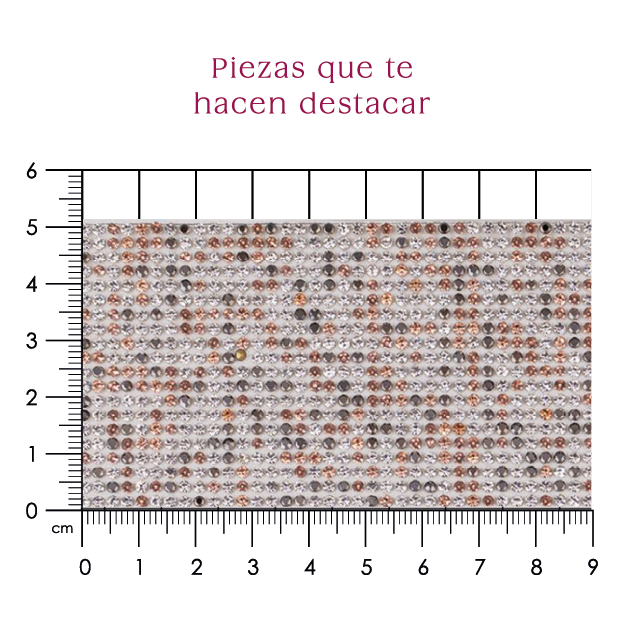 Hoja de cristal 2mm multi beige. P416HC