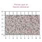 Hoja de cristal 2mm multi beige. P416HC