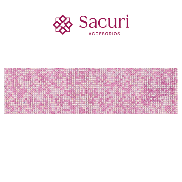 Hoja cristal 2mm rosa + AB (Mix) P438HC