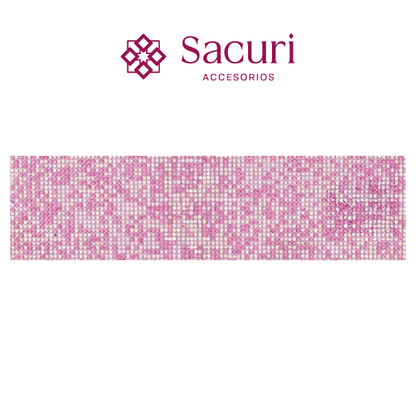 Hoja cristal 2mm rosa + AB (Mix) P438HC